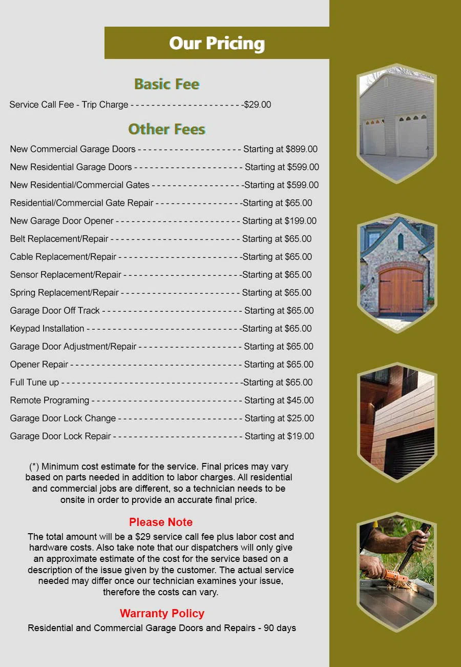 HighTech Garage Door Service Calimesa, CA 909-389-5020