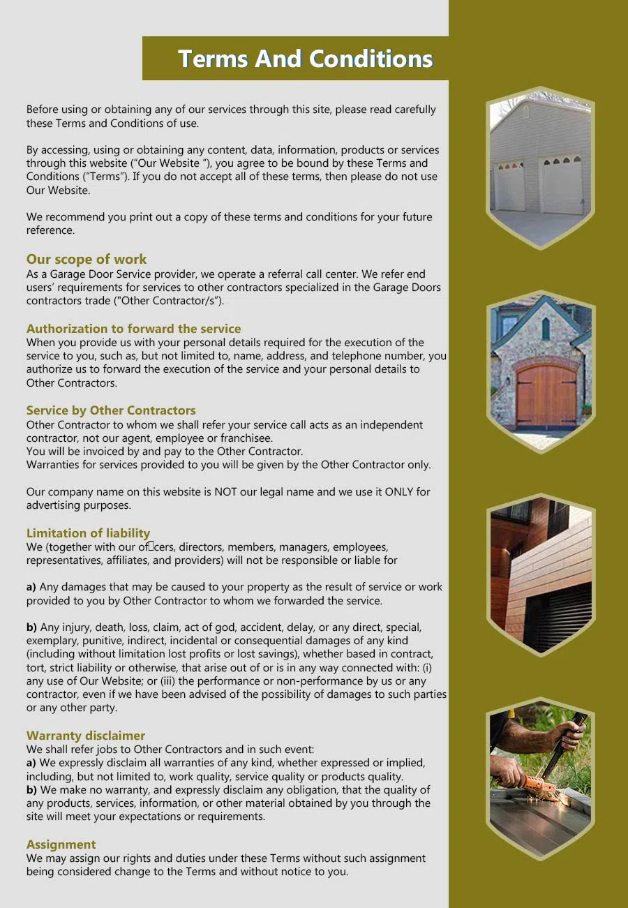 HighTech Garage Door Service Calimesa, CA 909-389-5020